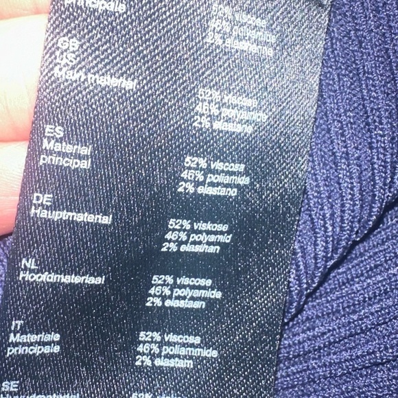 MAJE Rosea studded stretch-knit mini dress in Marine - Picture 13 of 13